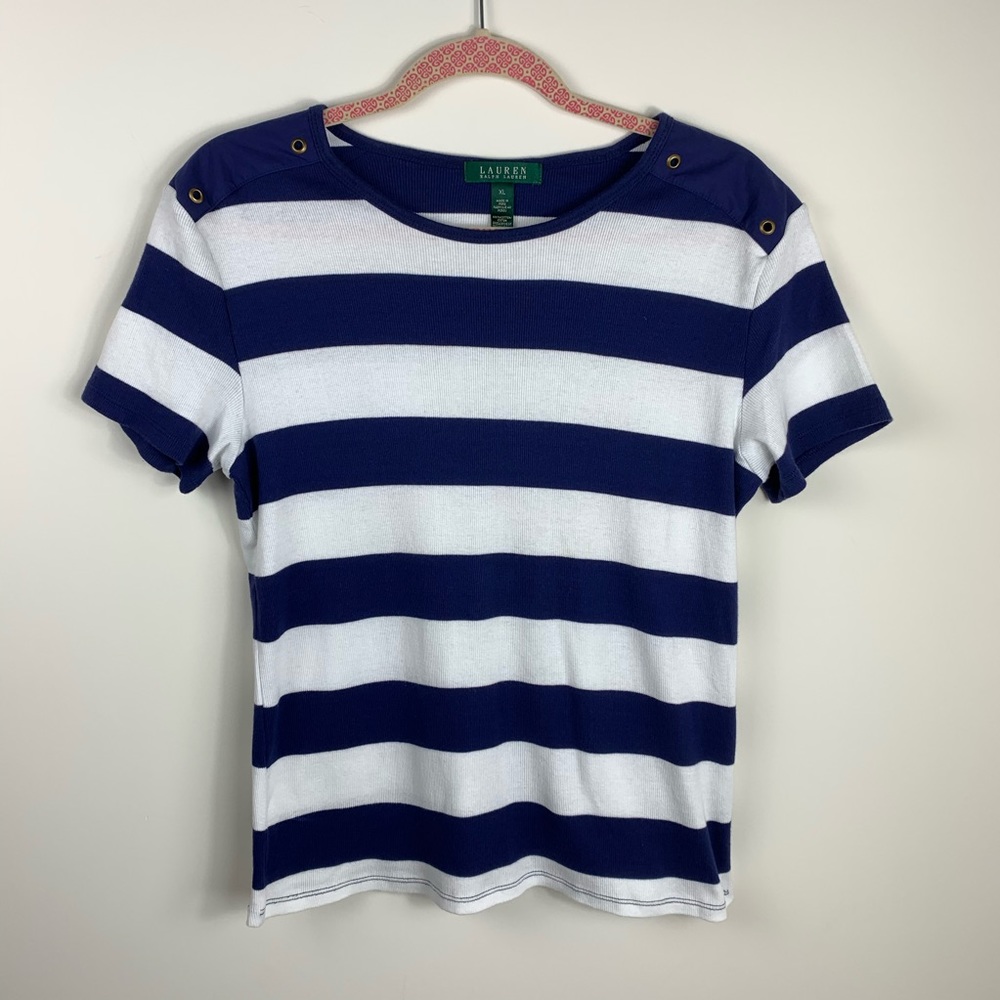 🌵Lauren Ralph Lauren nautical blouse